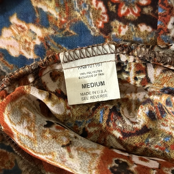 Cha Cha Vente Size M Boho Blouse - Picture 11 of 11